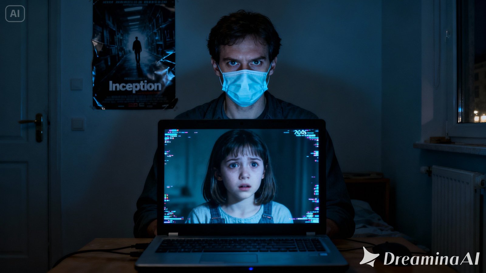 dreamina-2025-11-25-3390-A dimly lit small apartment at night. A ....jpeg