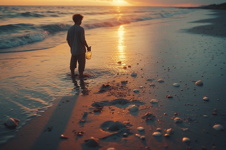 Pelarungan Abu Sore Itu